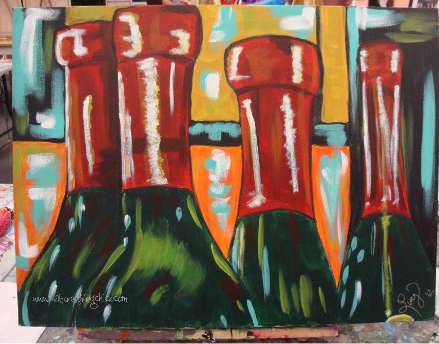 Red Wine Bottles-finished