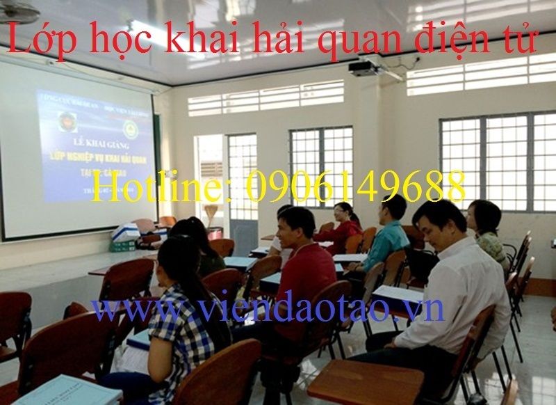 lớp học khai hải quan điện tử