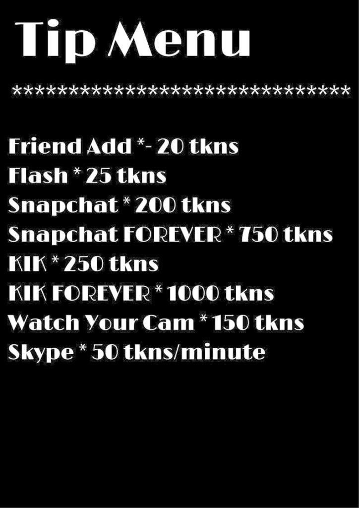 Tip Menu
