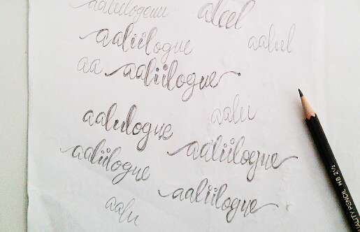 Custom logo sketches | designblissfeast.com #calligraphy Custom logo sketches | designblissfeast.com #calligraphy