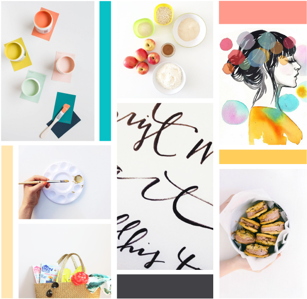 Inspiration Board for the new Blog Design | designblissfeast.com Inspiration Board for the new Blog Design | designblissfeast.com