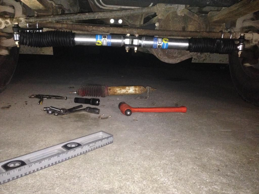 PMF dual steering stabilizer photos 9497 F350 PowerStrokeNation