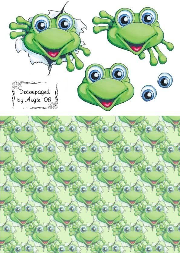 Frog Decoupagenpattern Byangie Photo By Justangiesstuff Photobucket