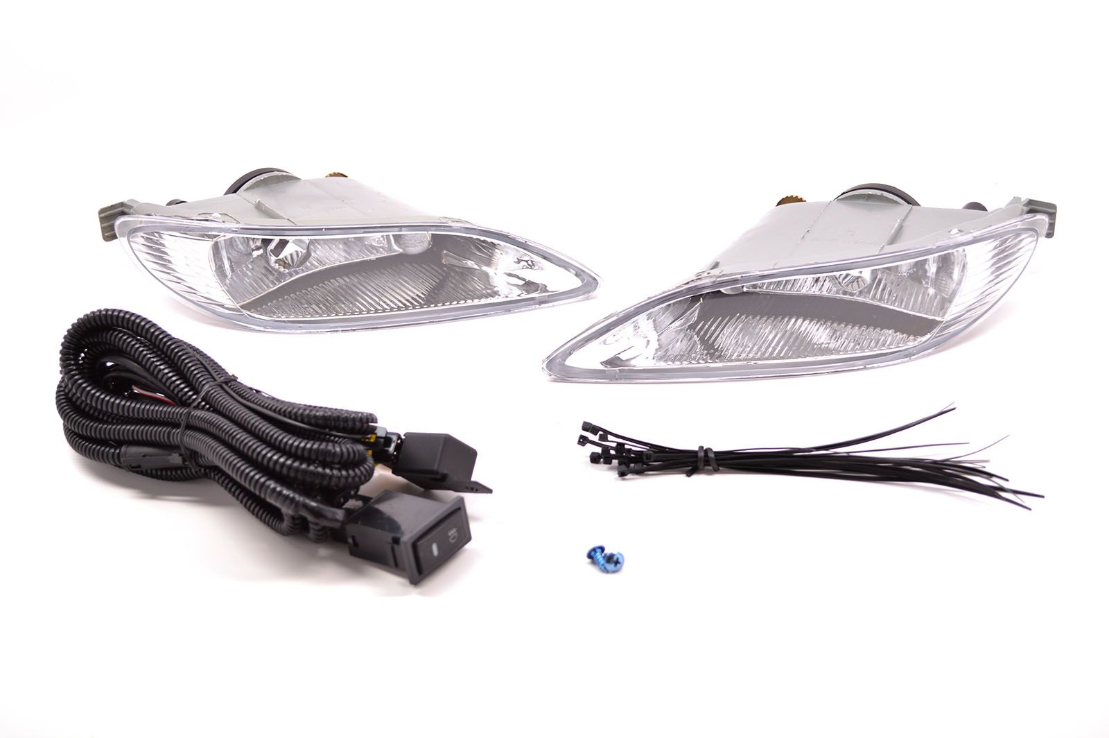 Toyota Camry Clear Bumper Fog Lights Lamp W Wiring Switch