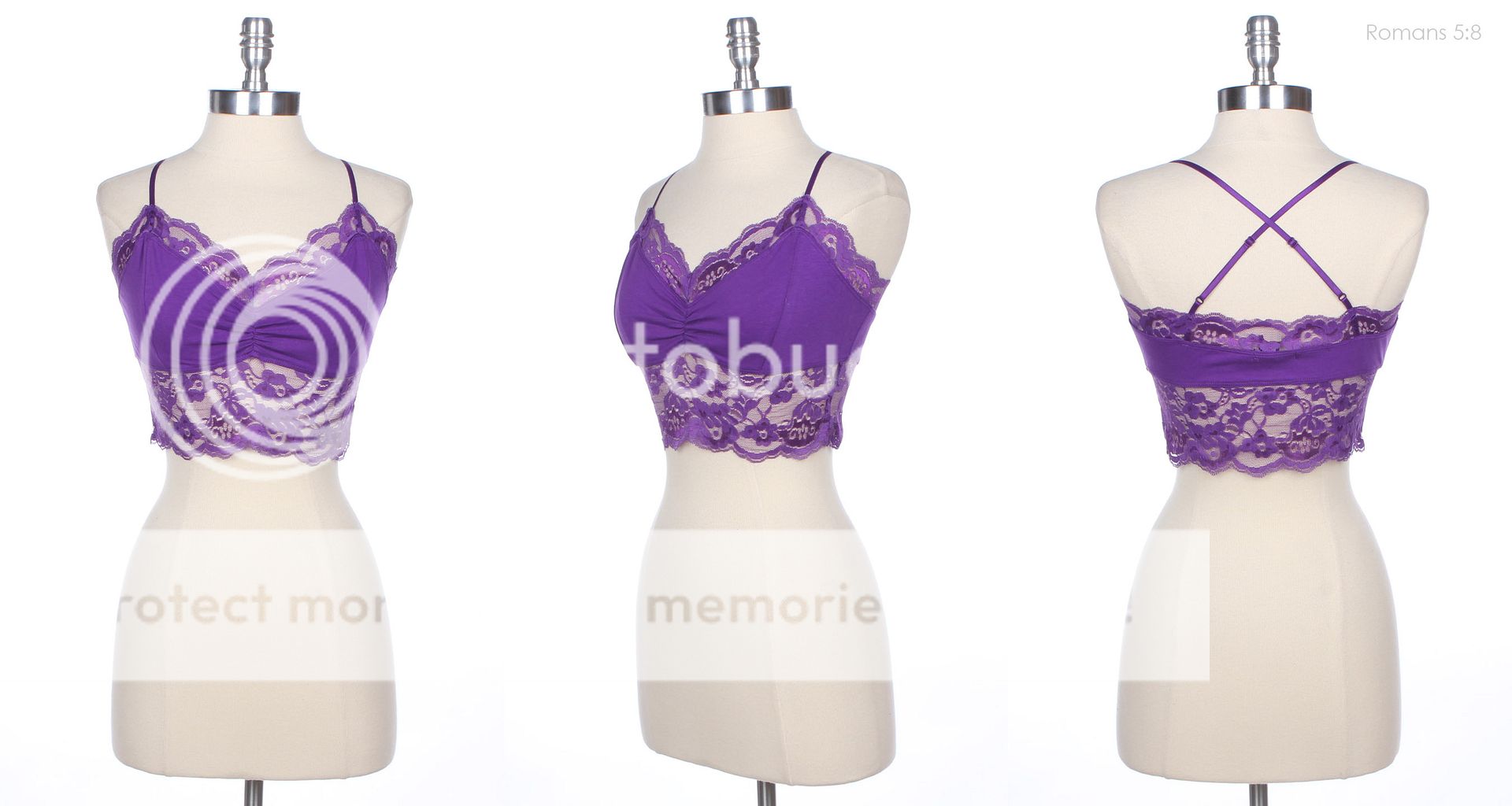 Lace BRALETTE Cami Strappy Spaghetti Strap Cross Back Tank Top Camisole