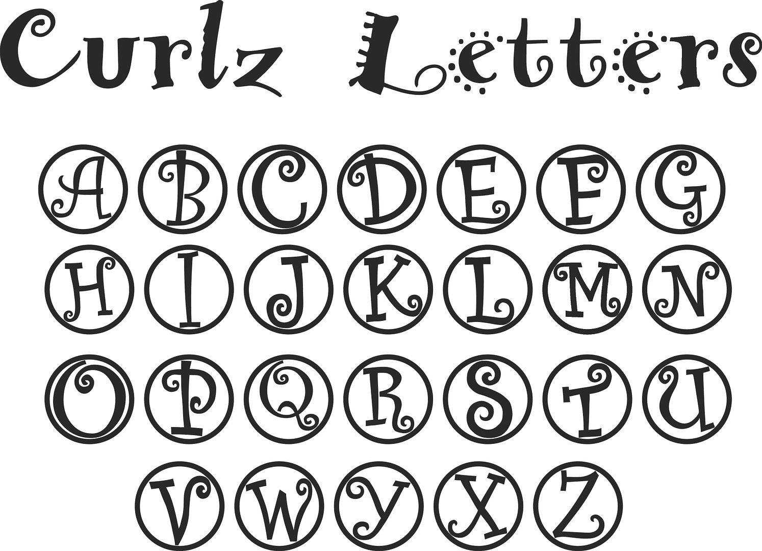 Curlz Letters
