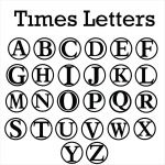Times New Roman Letters